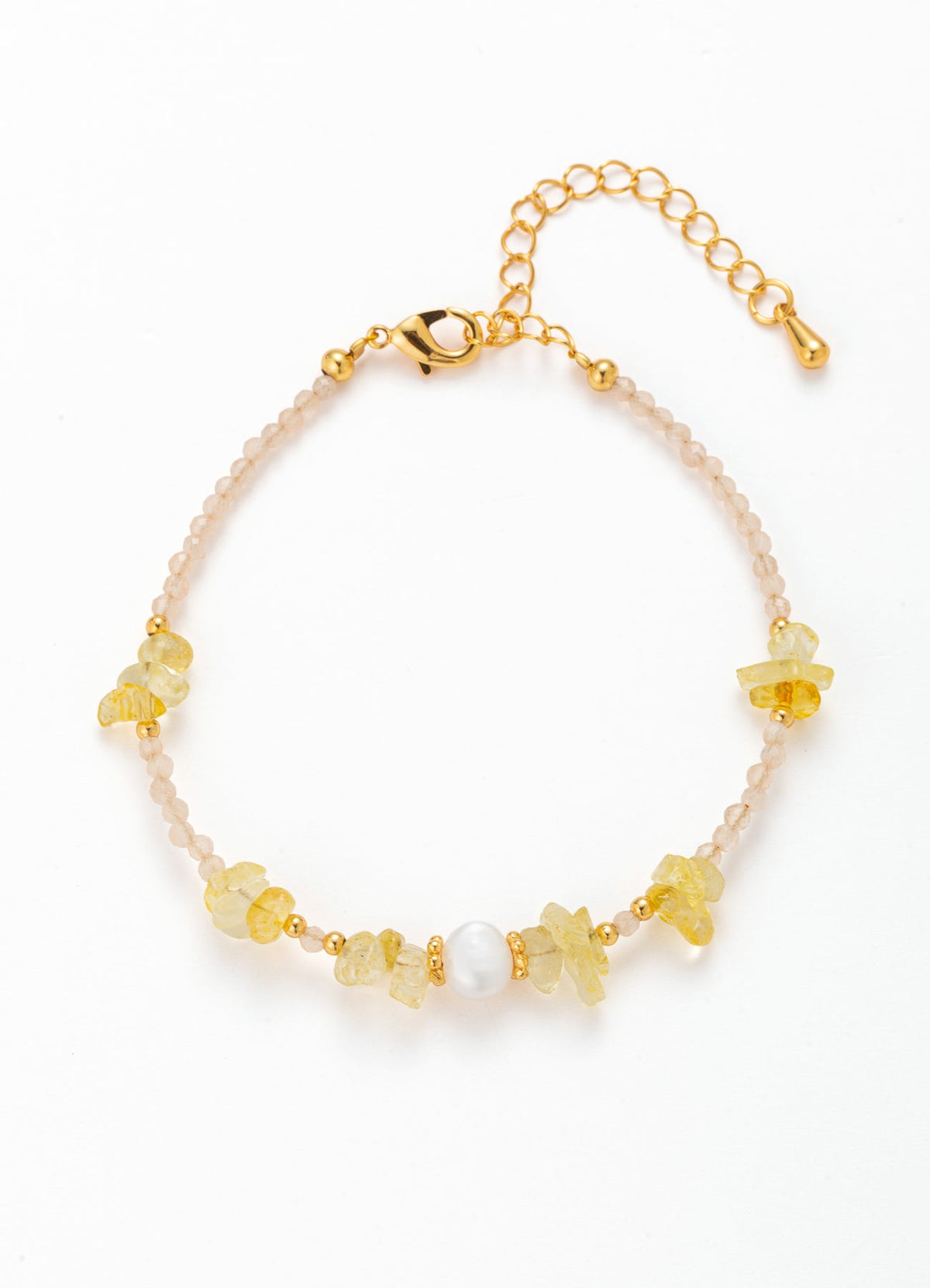 Citrine & Pink Quartz Bracelet Main image