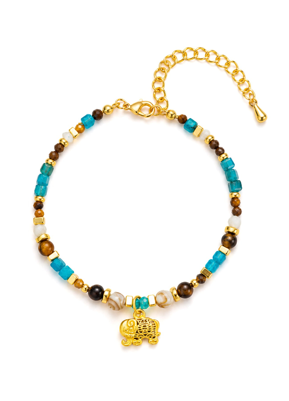 Turquoise & Tiger Eyes Bracelet Main image