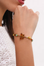Turquoise & Agate Bracelet