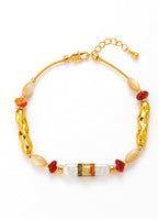 Agate & Nacre & Pearl Bracelet