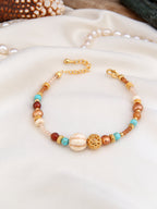 Turquoise & Citrine & Tiger Eyes Bracelet