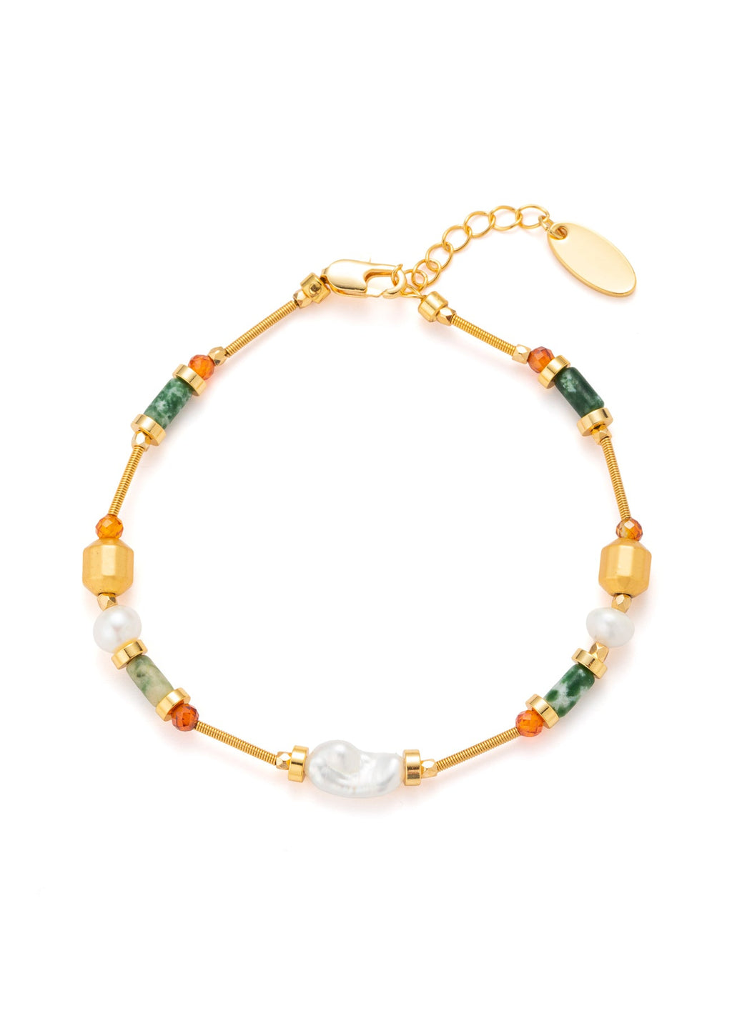 Pearl & Zircon Bracelet