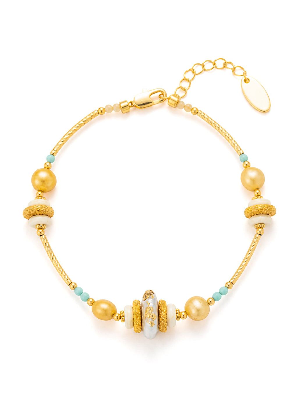 Pearl & Turquoise Bracelet