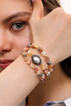 Citrine & Pearl Bracelet