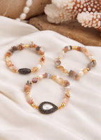 Citrine & Pearl Bracelet