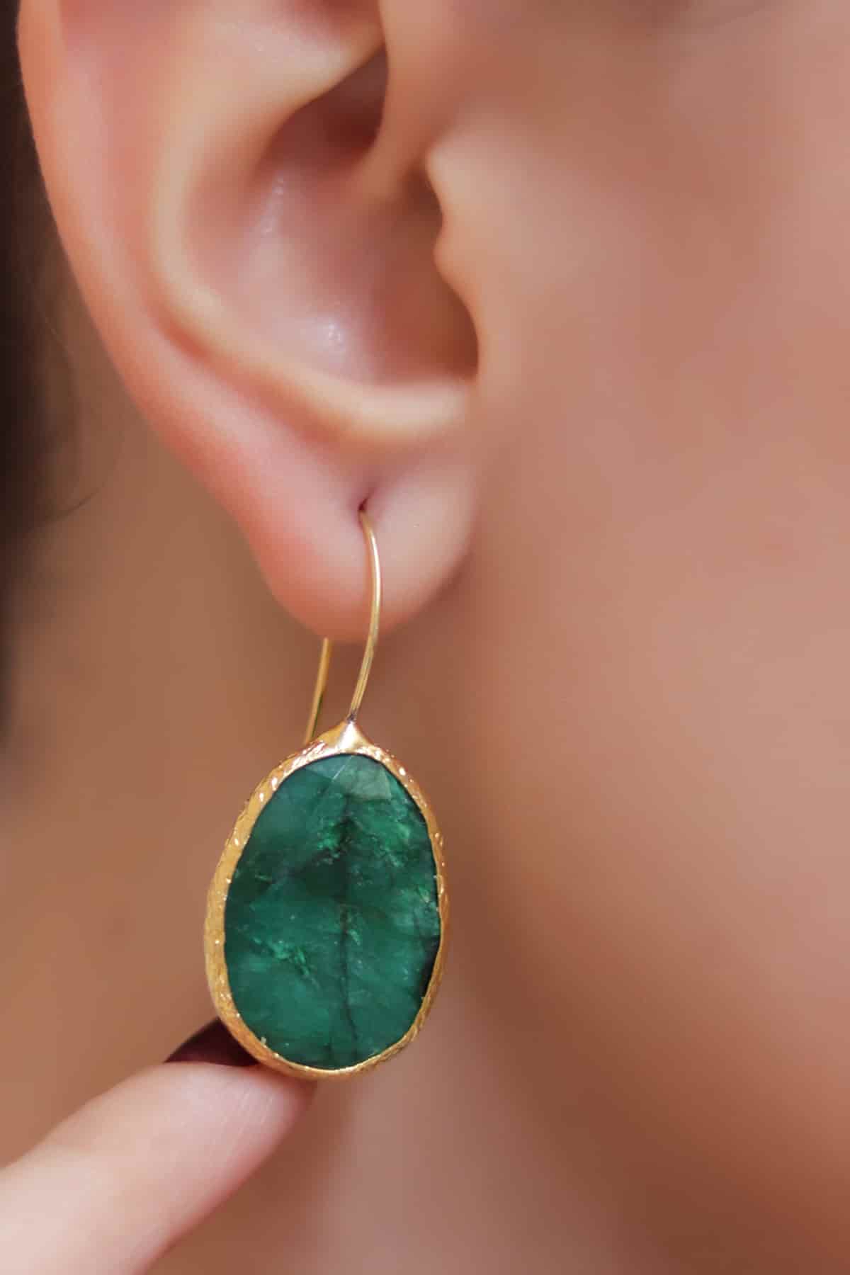 Agate Boucles d'oreilles Main image