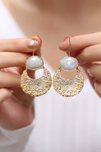 Moon Stone Boucles d'oreilles