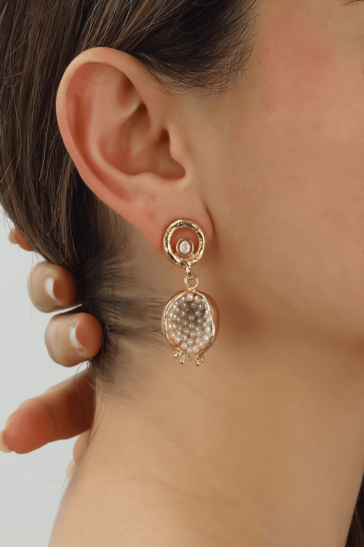 Pearl Boucles d'oreilles Main image