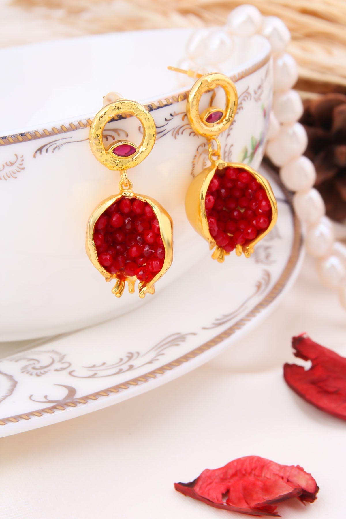 Crystal & Zircon Boucles d'oreilles Image principale du produit