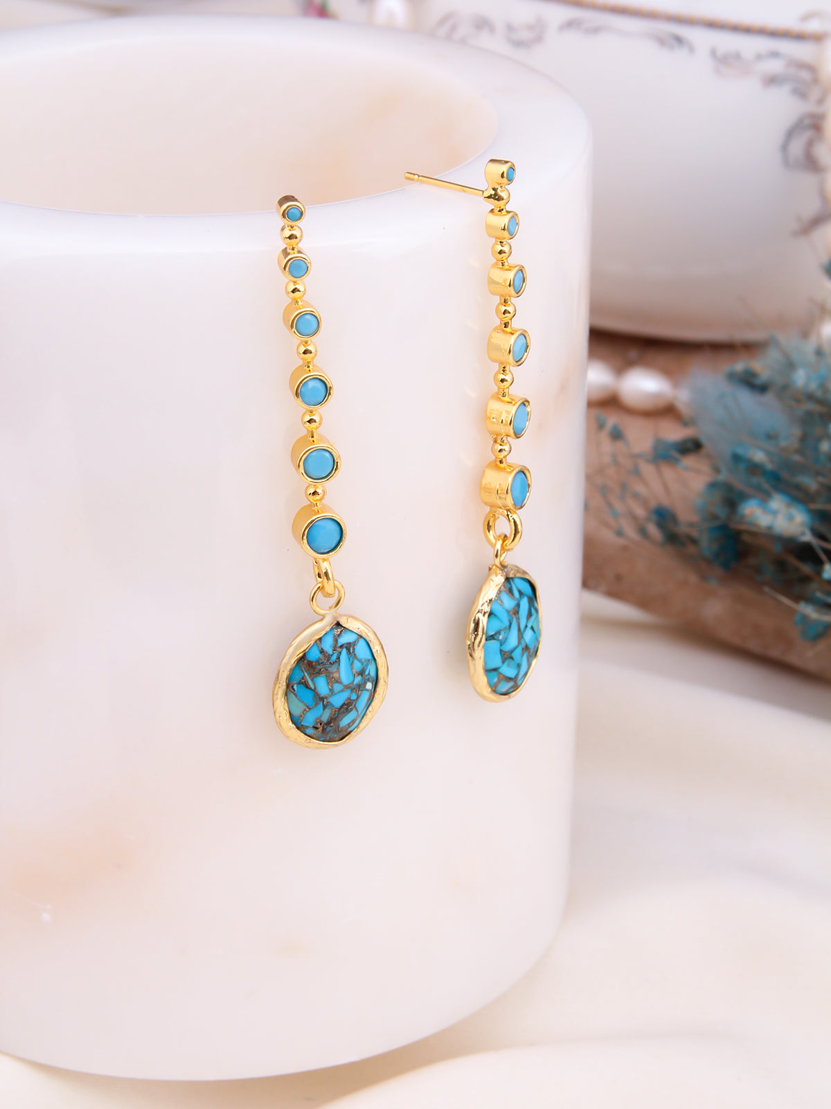 Turquoise Earring Image principale du produit