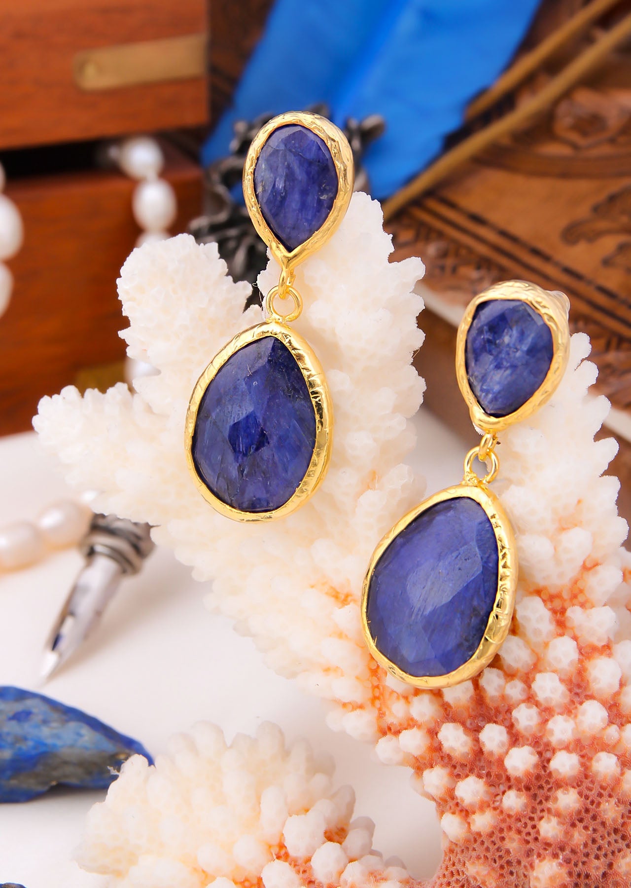 Agate Boucles d'oreilles Image principale du produit