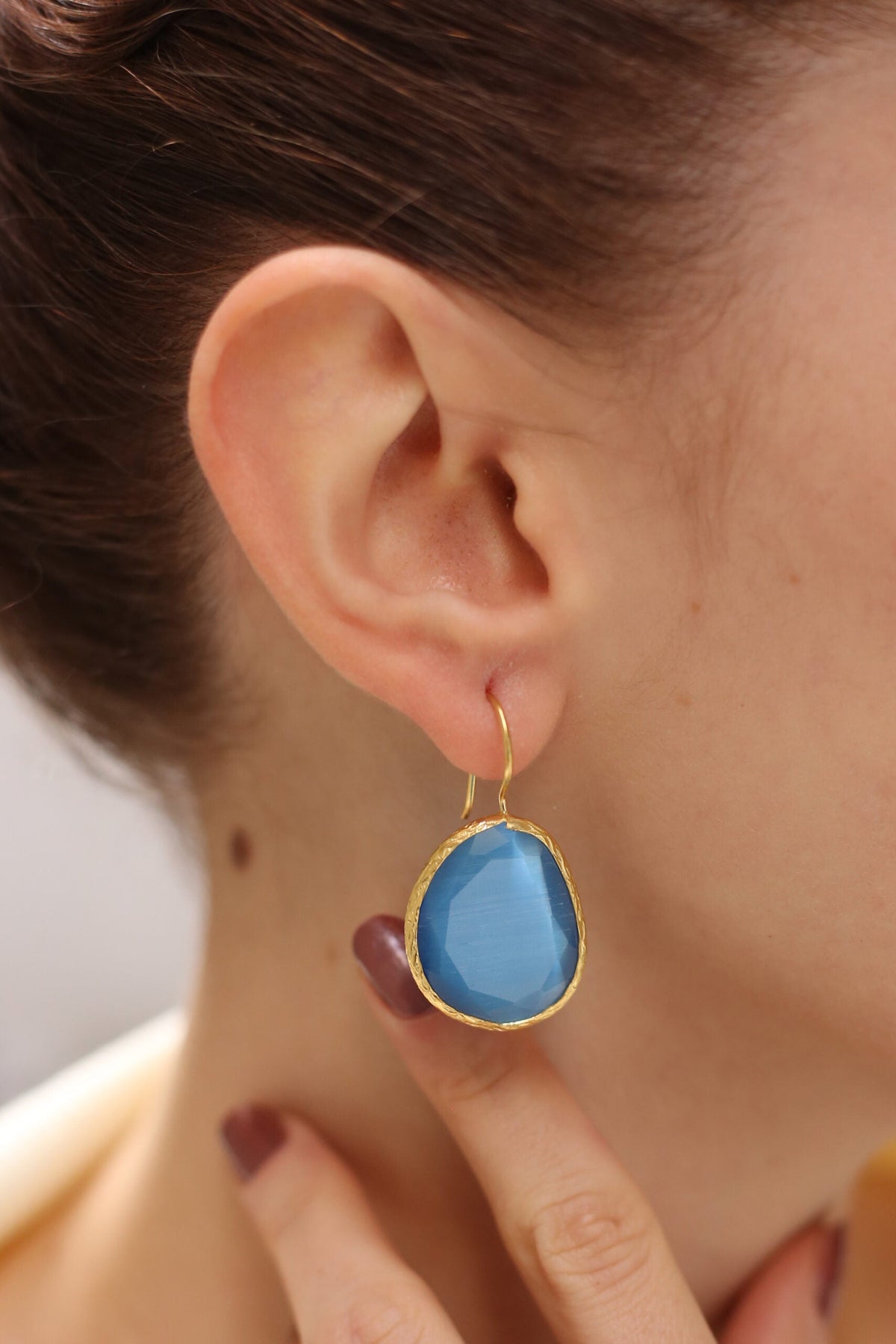 Cat Eyes Boucles d'oreilles Main image