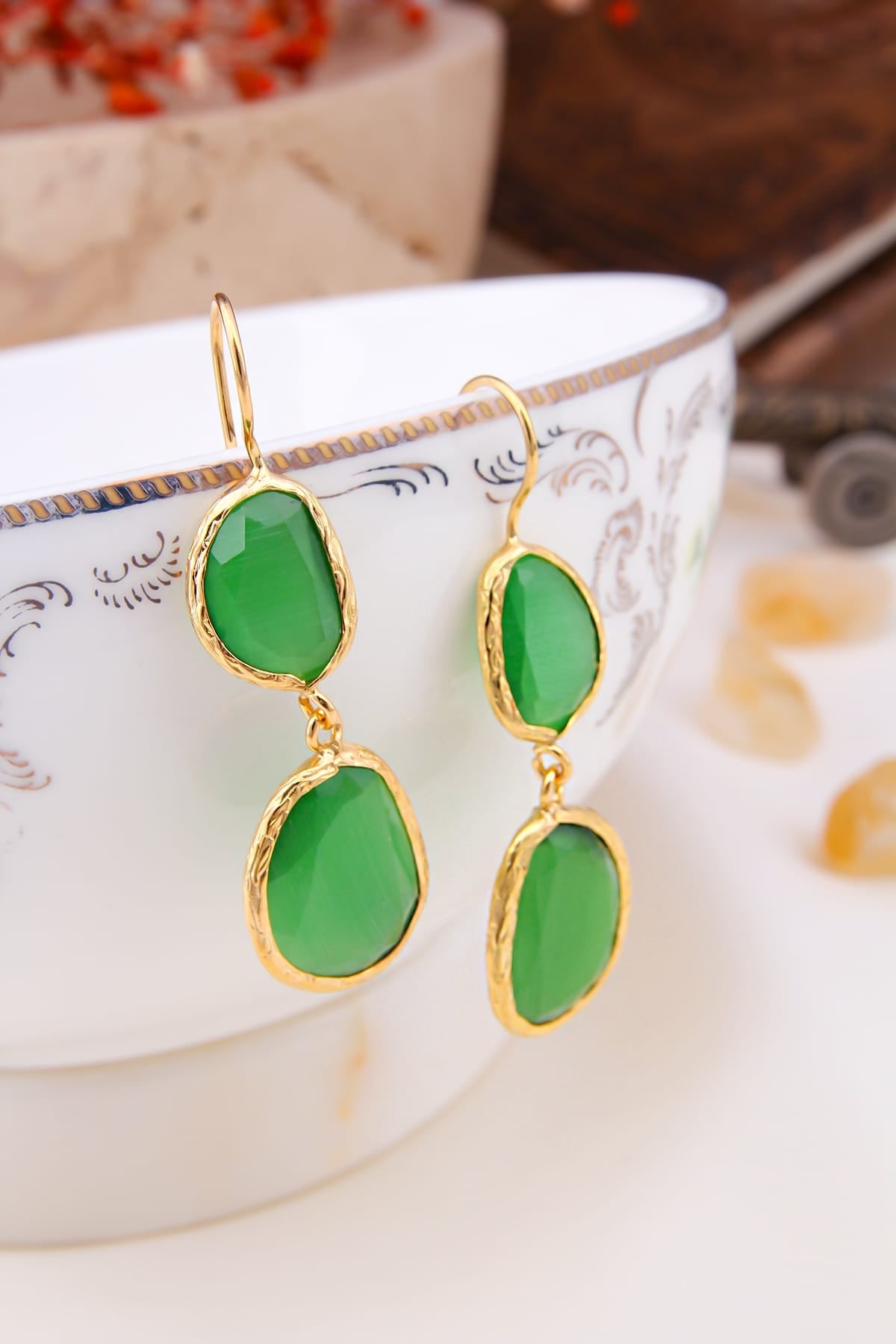 Cat Eyes Boucles d'oreilles Image principale du produit