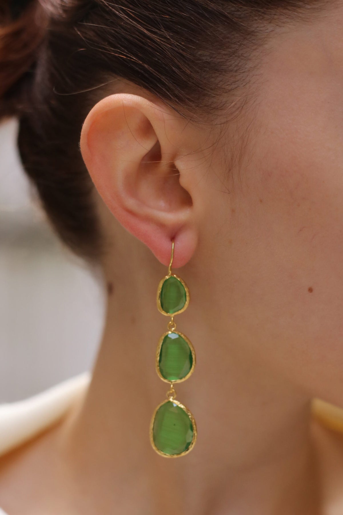 Cat Eyes Boucles d'oreilles Main image