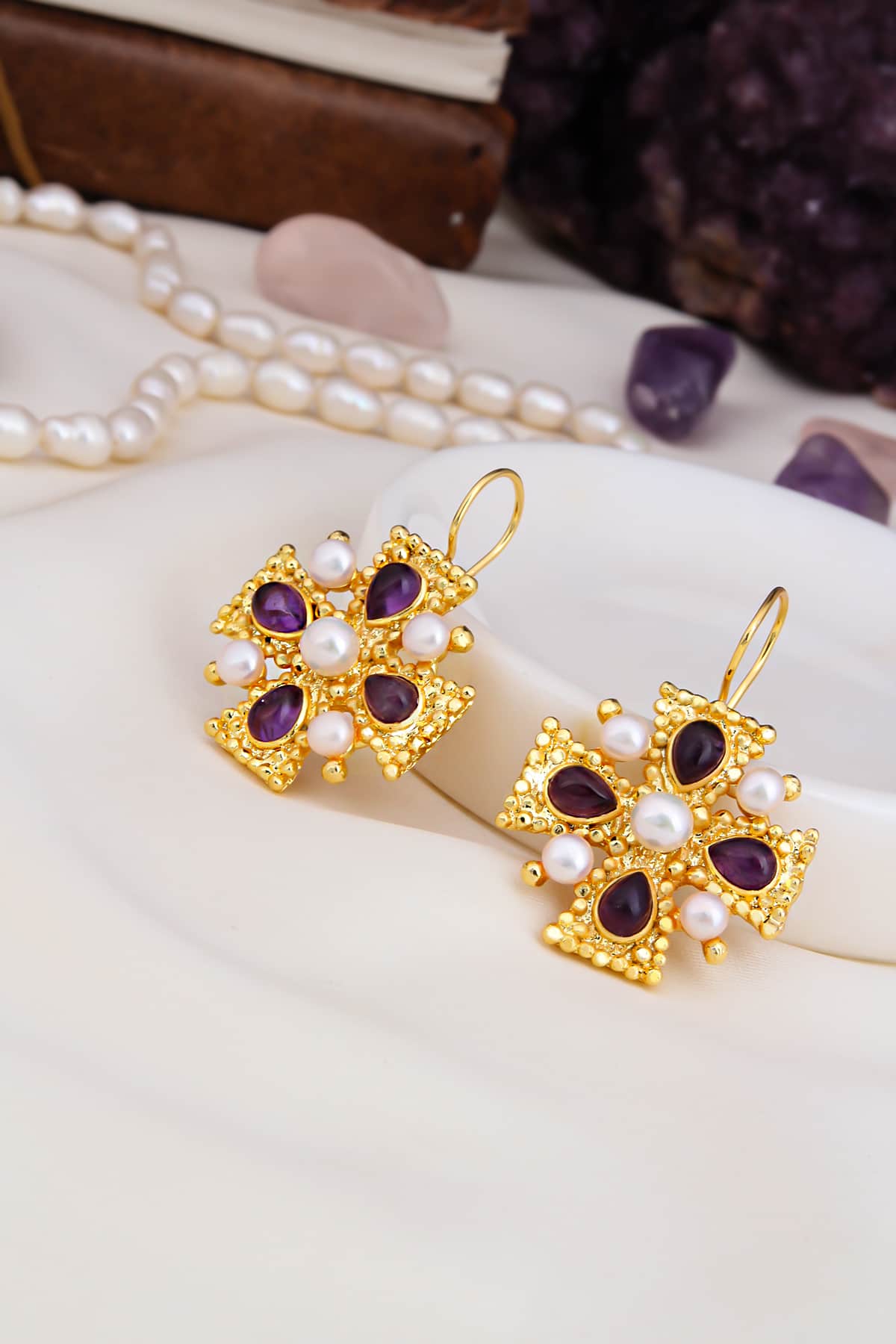 Amethyst Earring Image principale du produit