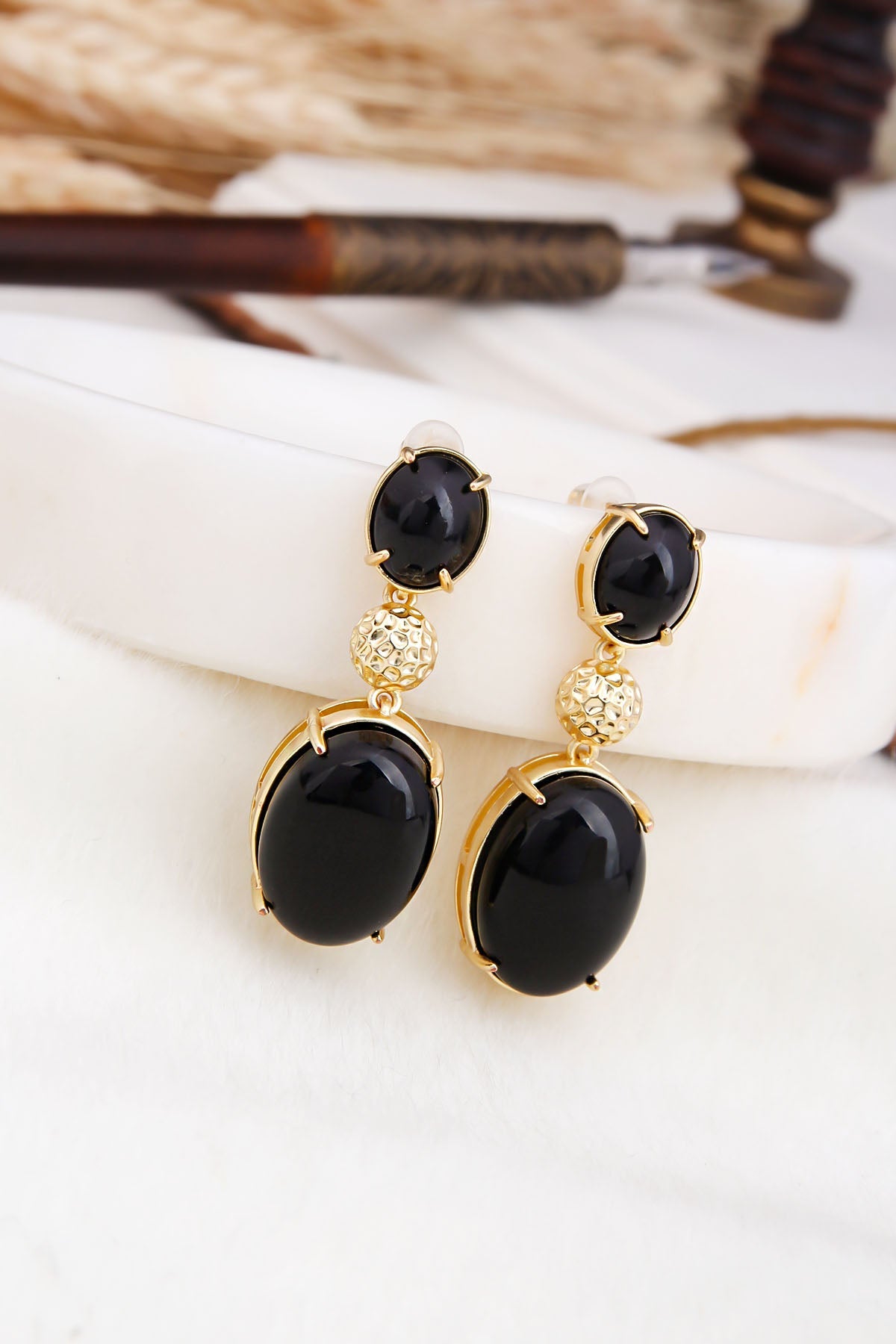 Onix Boucles d'oreilles Image principale du produit