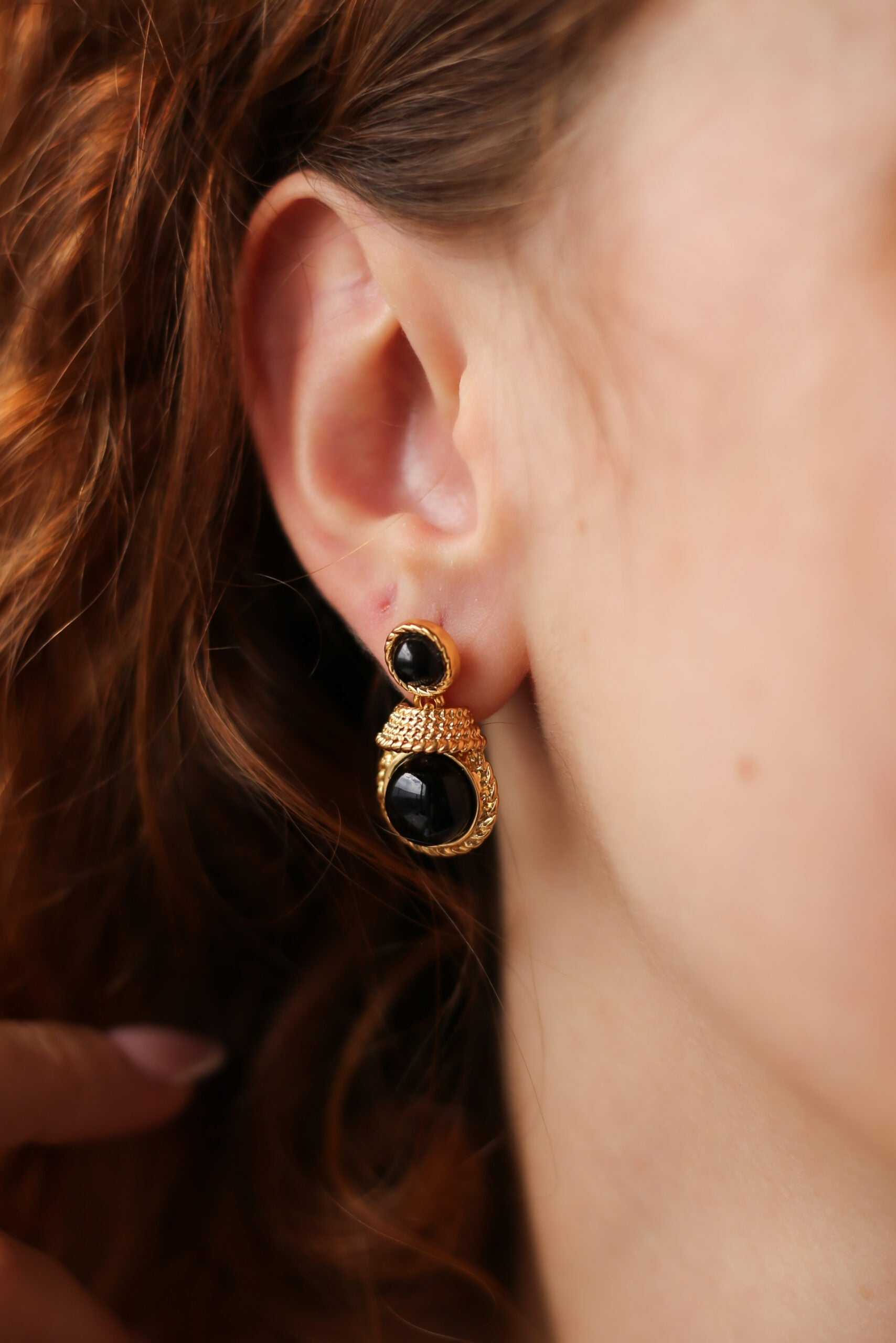 Onix Boucles d'oreilles Image principale du produit