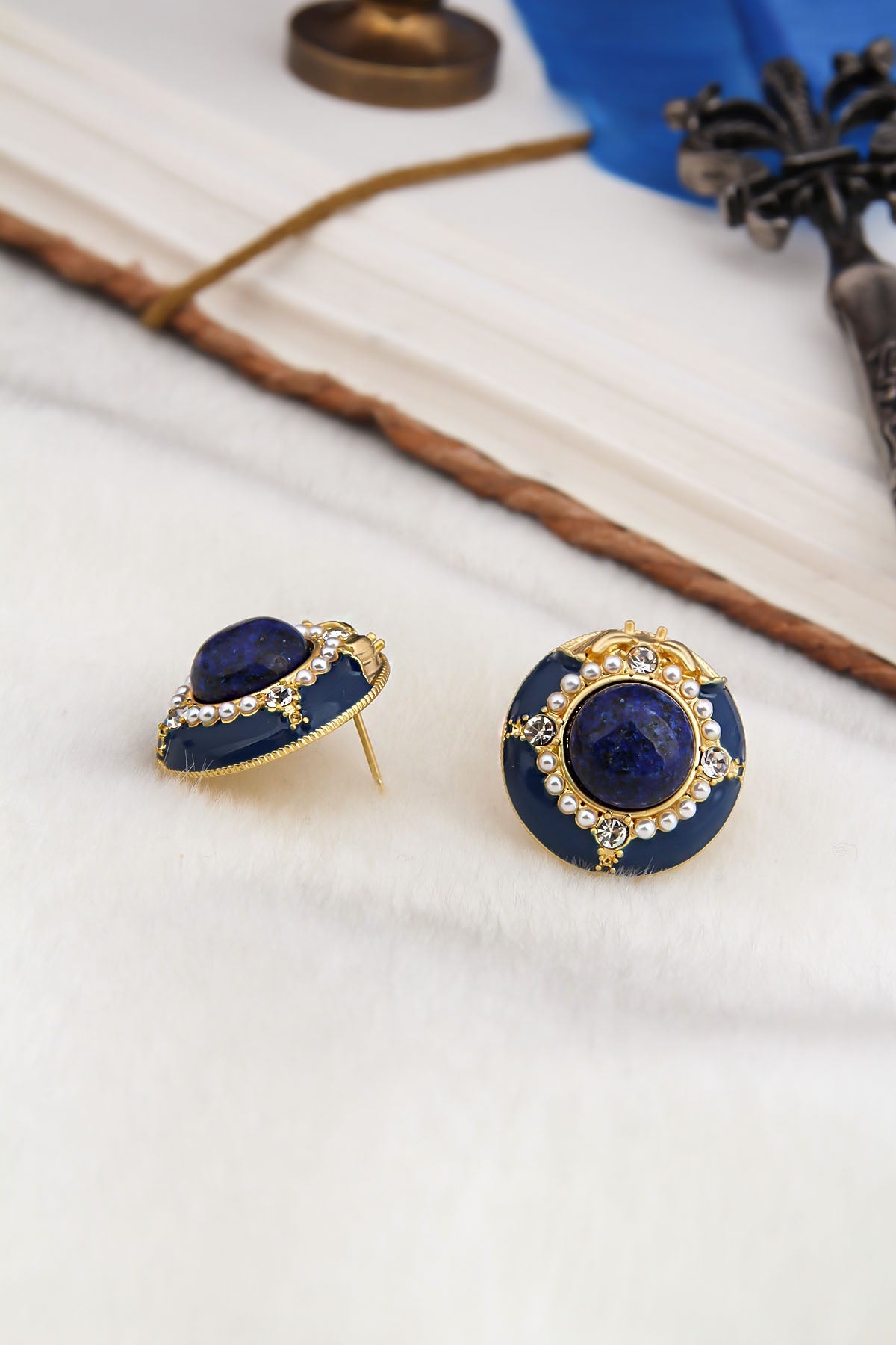 Lapis Lazuli Boucles d'oreilles Image principale du produit
