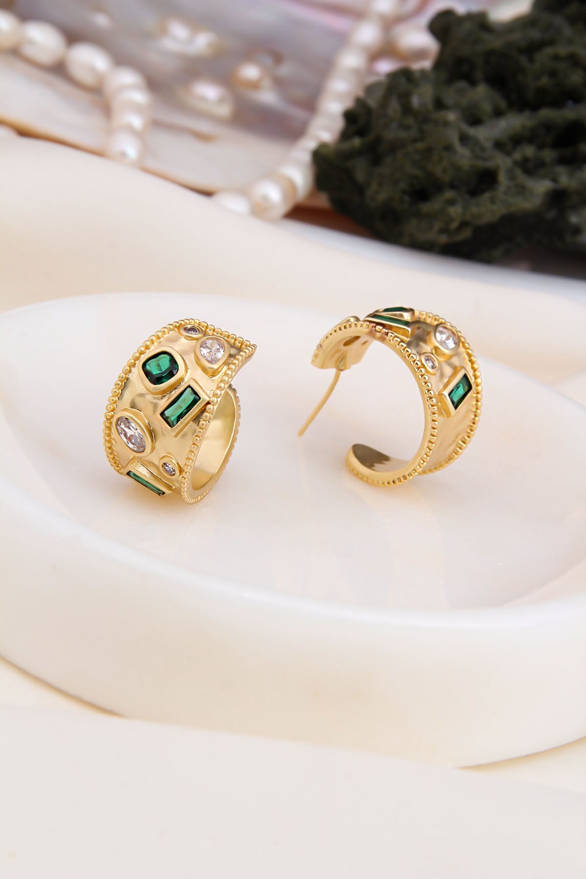 Zircon Boucles d'oreilles Image principale du produit