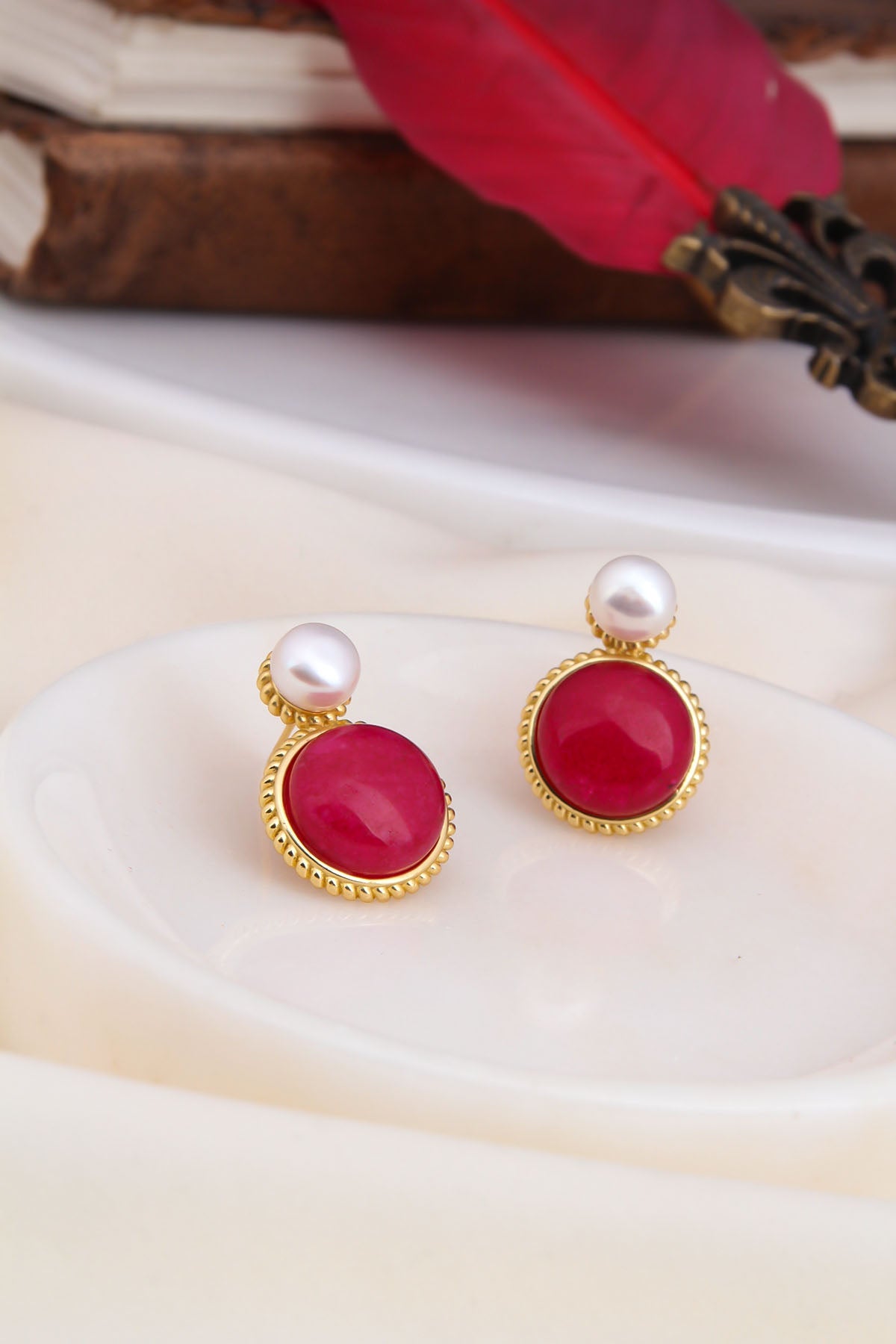 Agathe & Pearl Boucles d'oreilles Image principale du produit