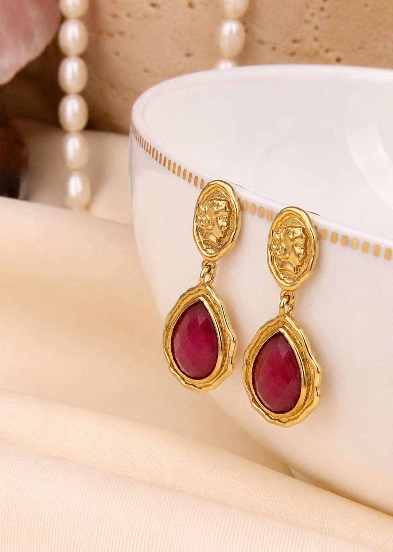 Agate Earring