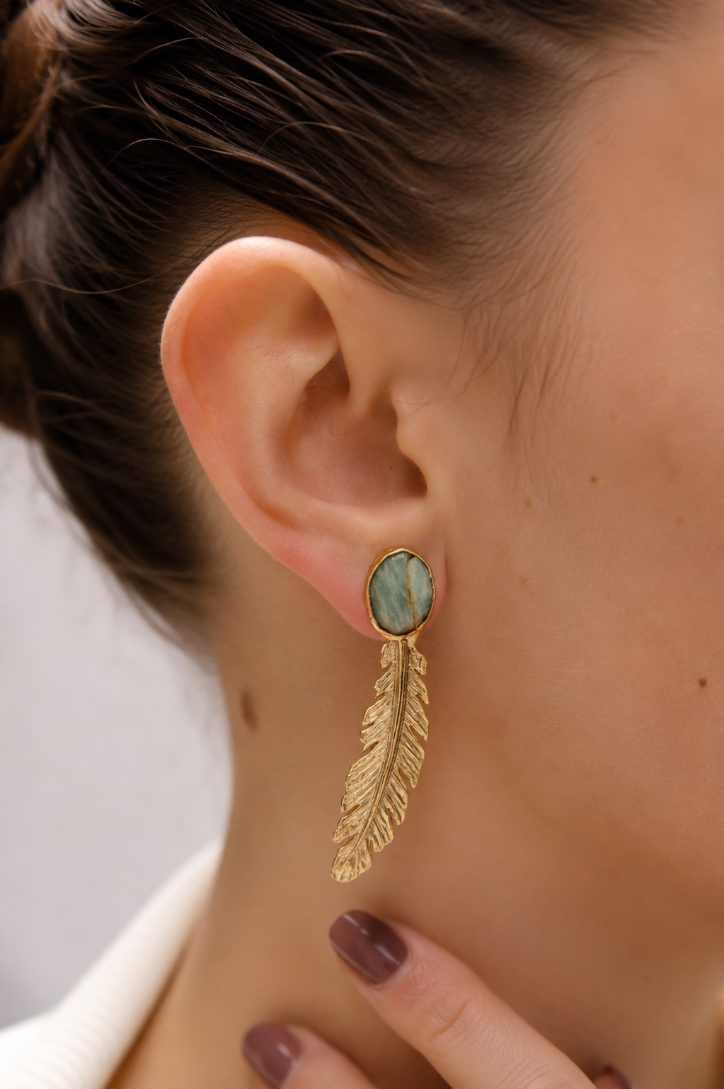 Amazonite Earring Image principale du produit