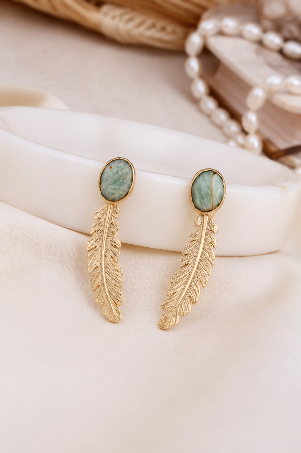 Amazonite Earring