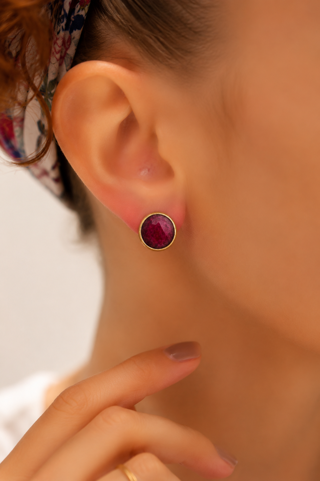 Agate Earring