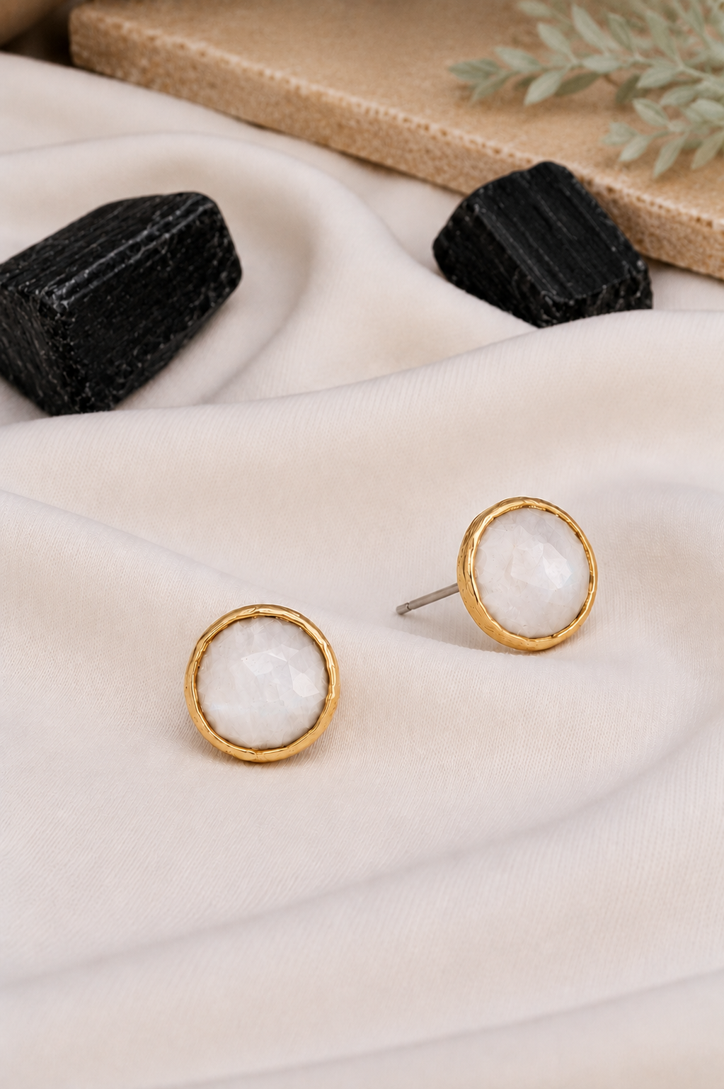 MoonStone Earring