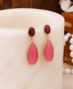 Agate & Cat Eyes Earring