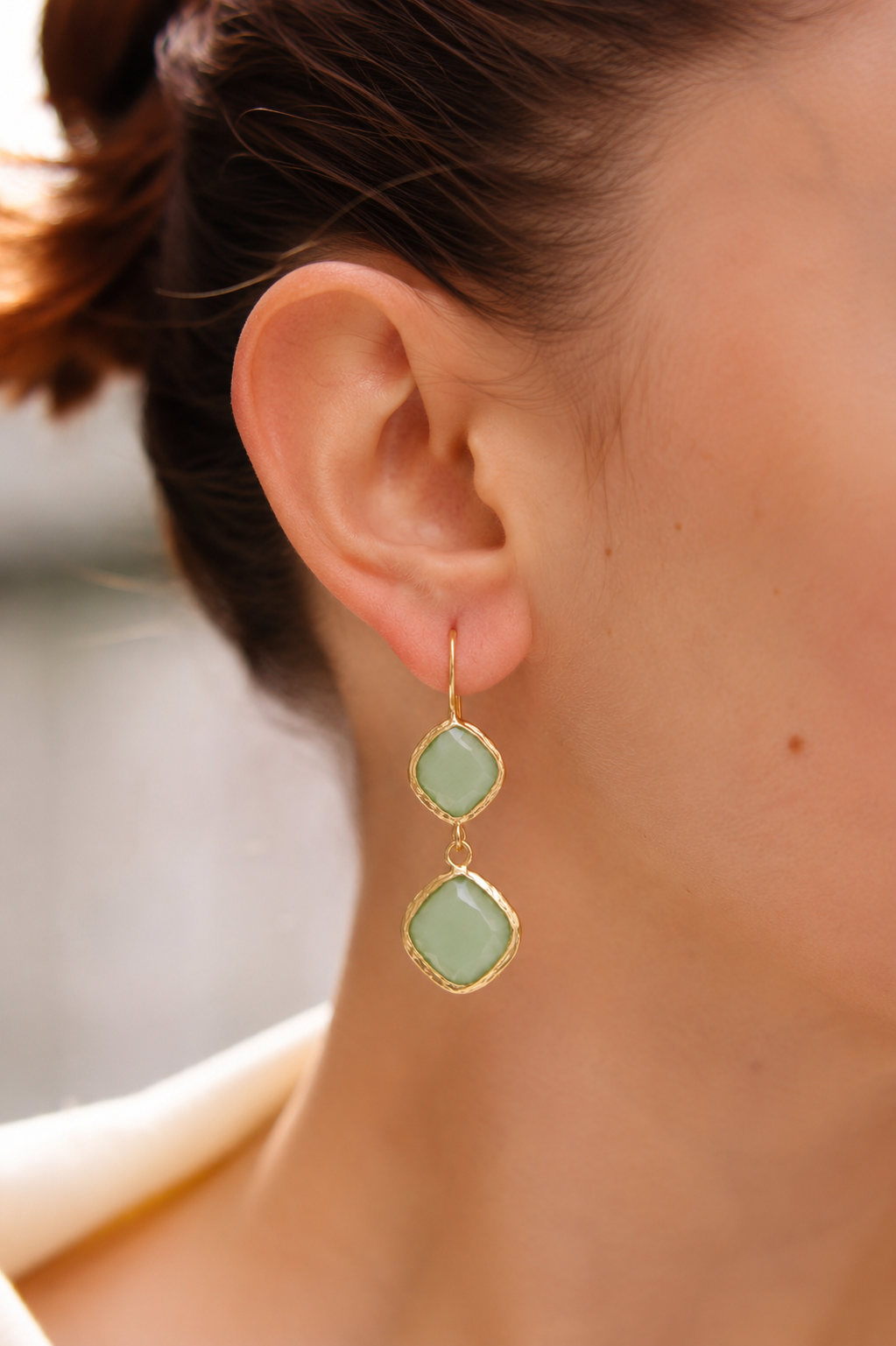 Cat Eyes Earring