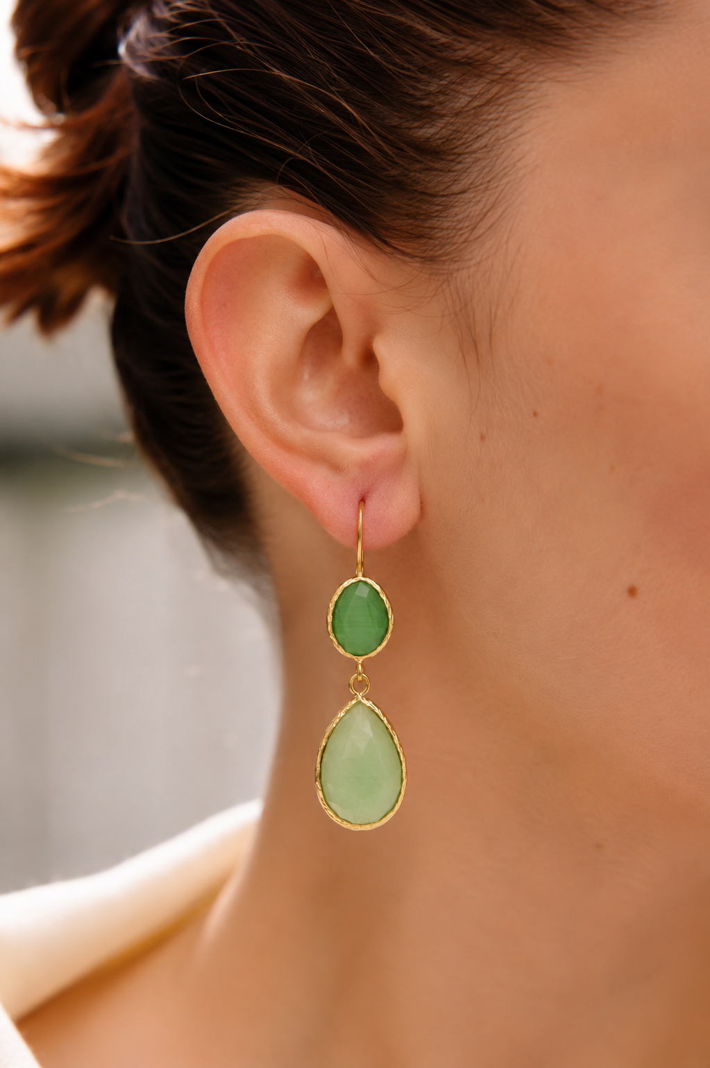 Cat Eyes Earring