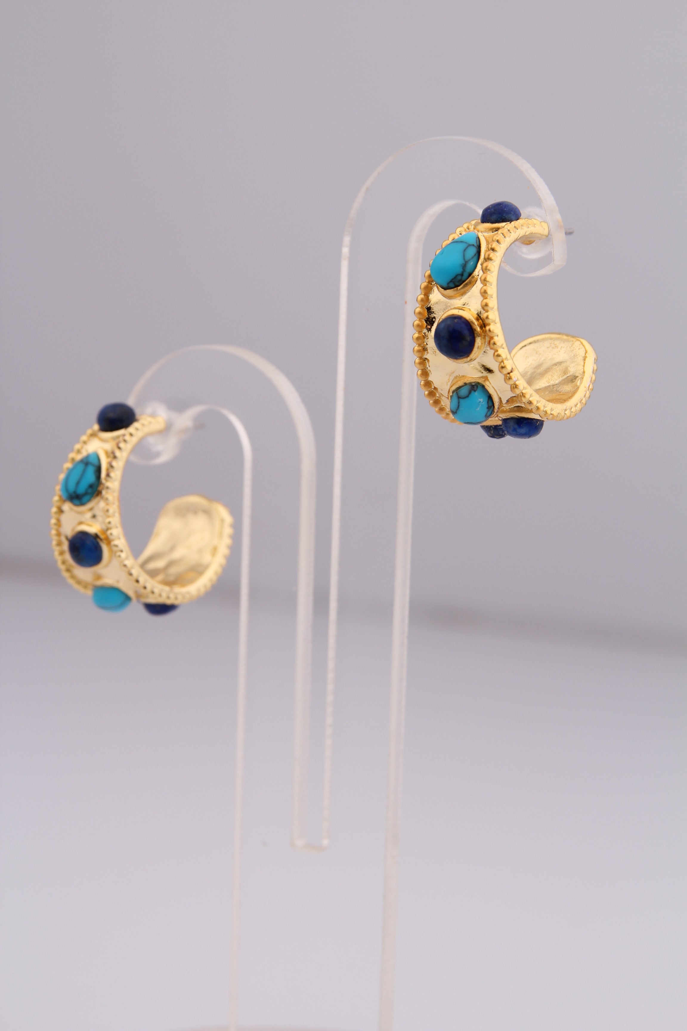 Turquoise & Lapis Earring Main image