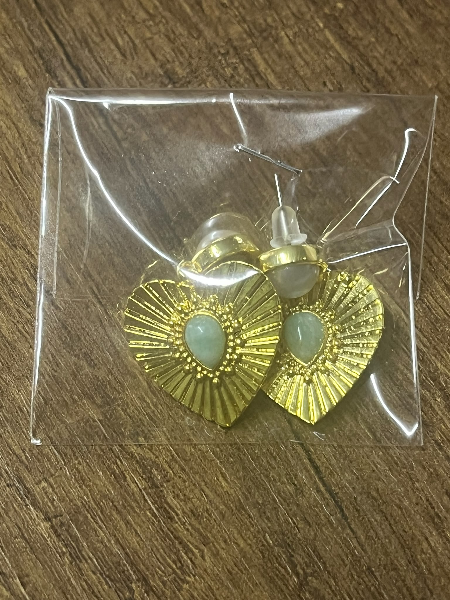 Amazonite & Pearl Earring