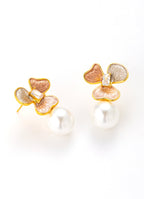 Pearl & Zircon Earring