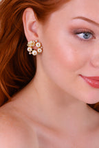 Pearl & Zircon Earring