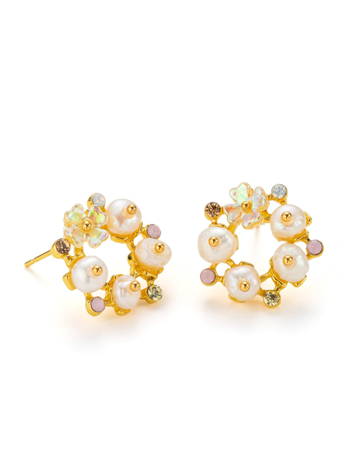 Pearl & Zircon Earring