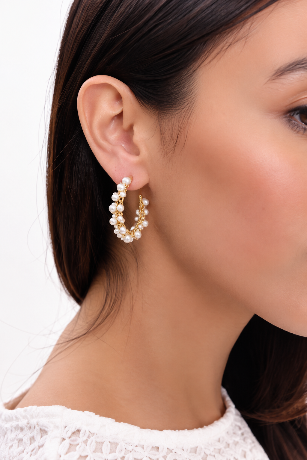 MoonStone Earring
