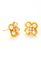 Pearl & Zircon Earring