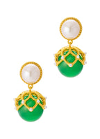 Pearl & Agate Earring