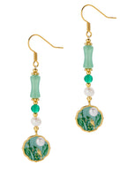 Jade & Pearl Earring