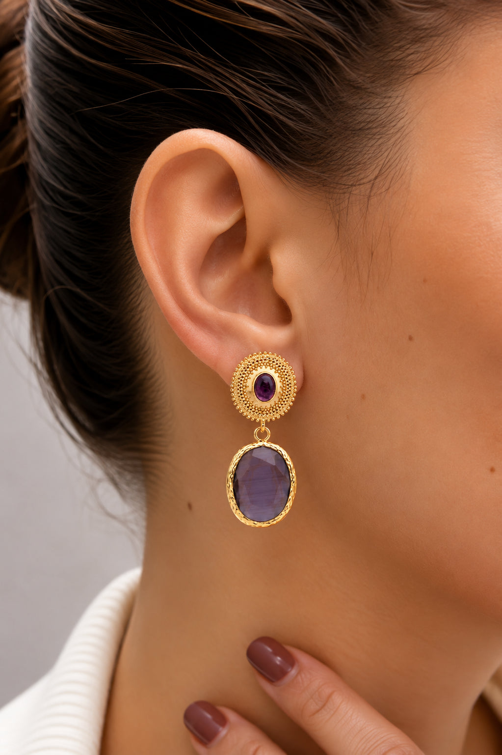 Amethyst Earring