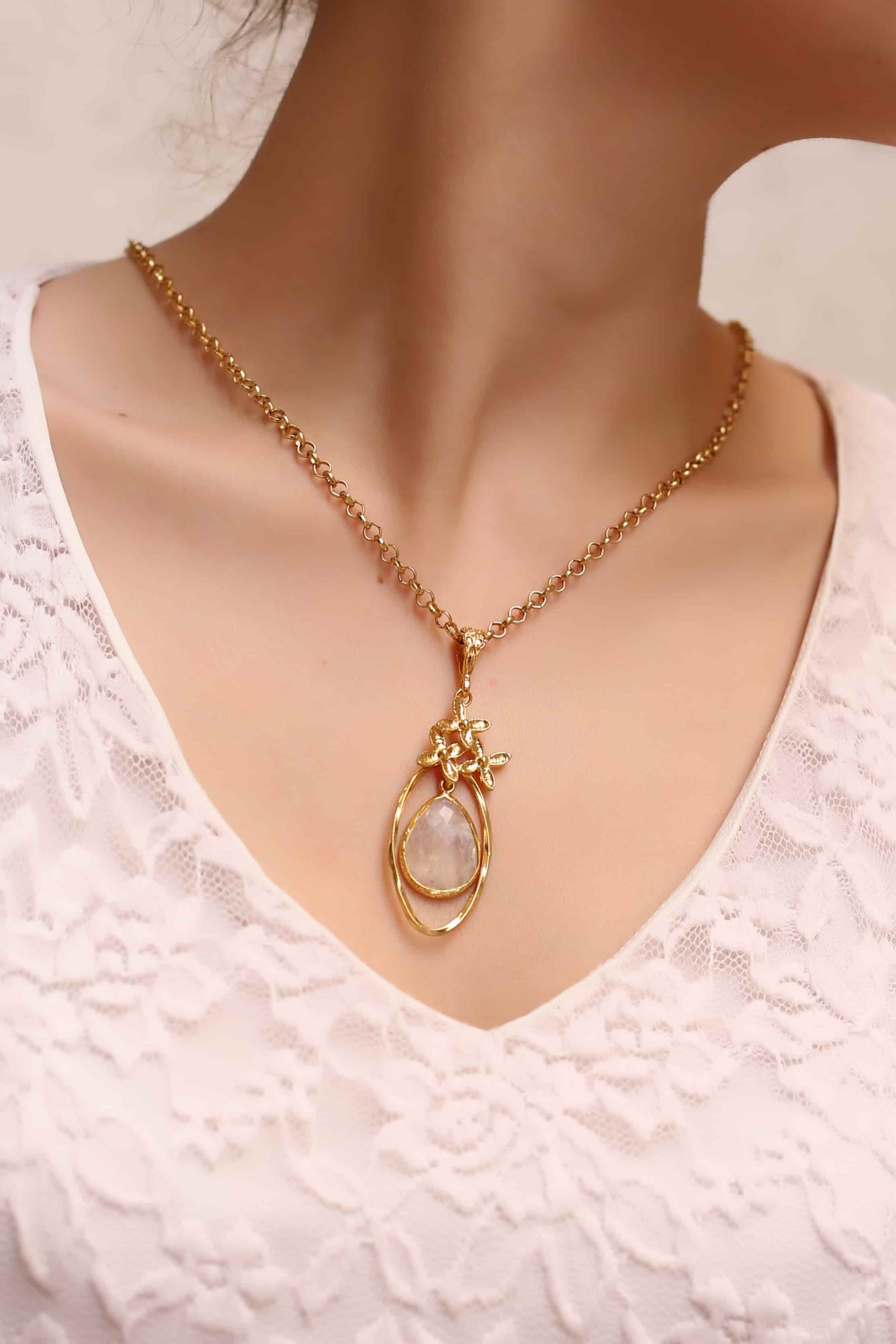 Moonstone Collier Image principale du produit
