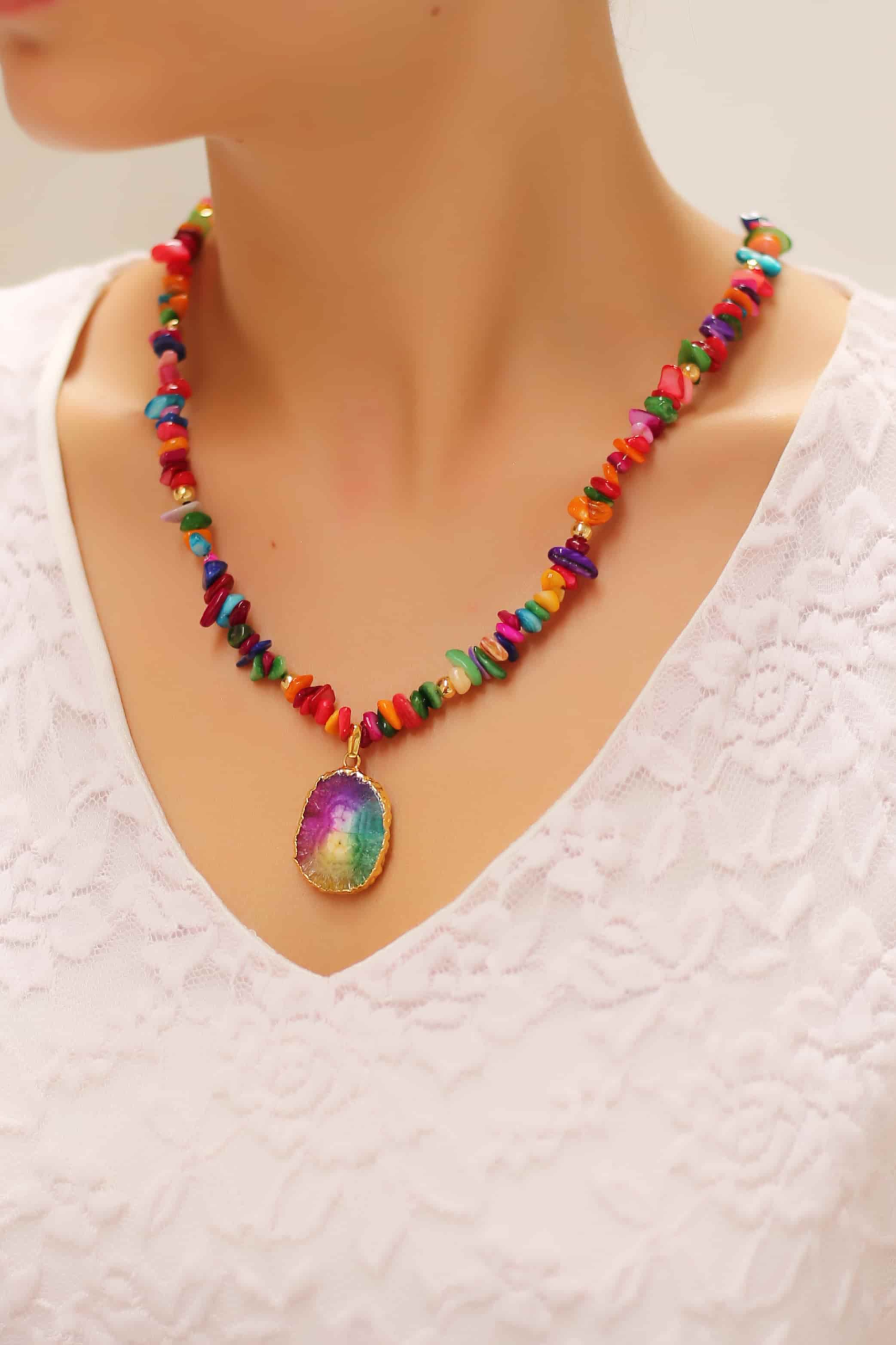 Quartz Collier
