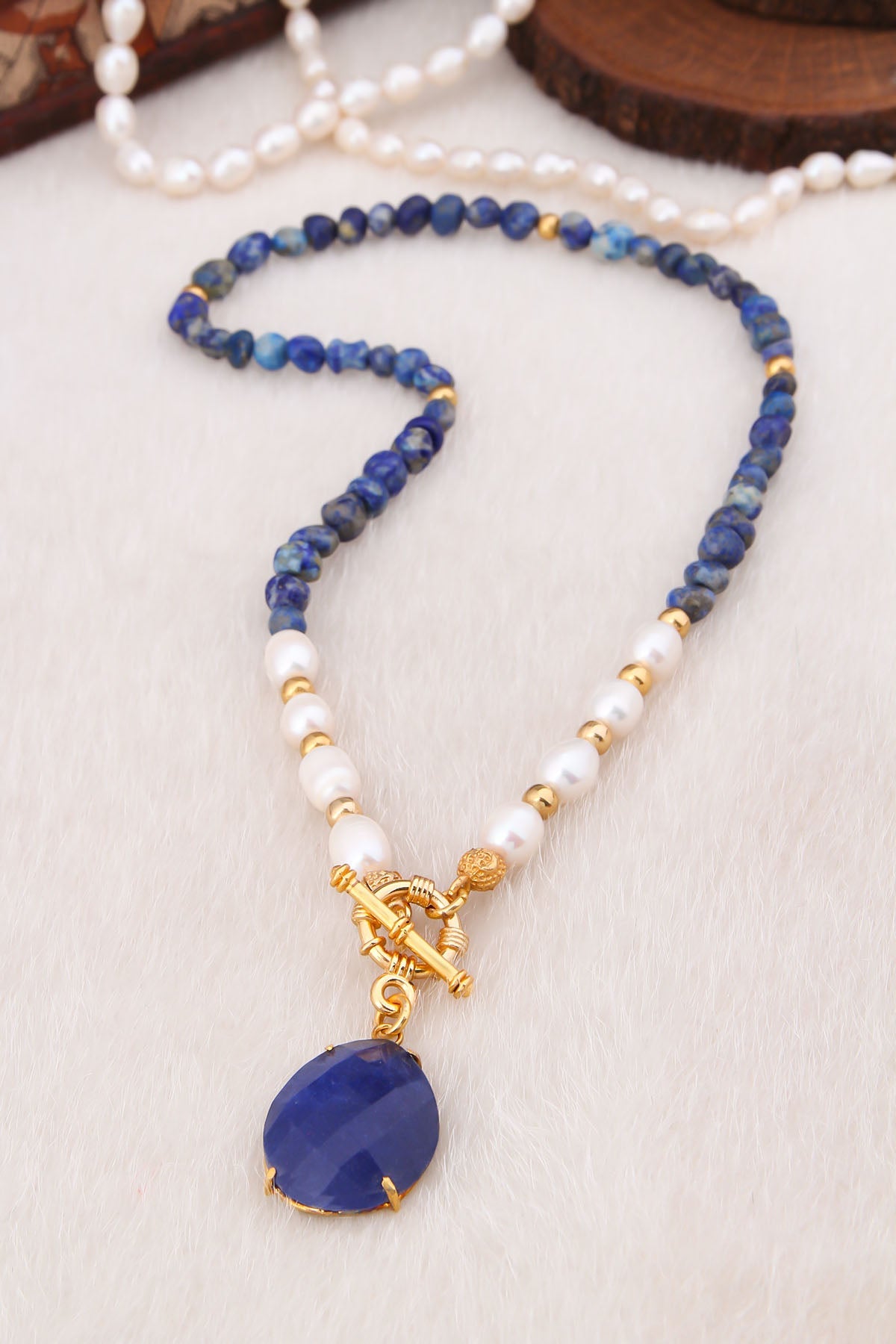 Saphire & Pearl Collier Image principale du produit