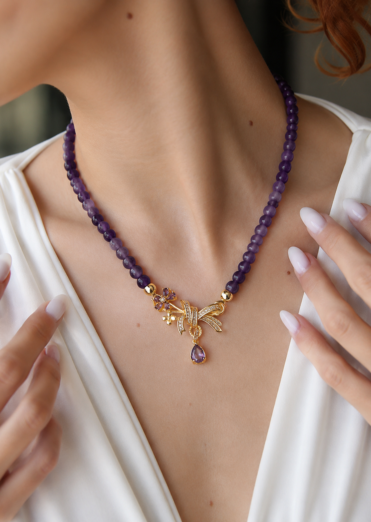 Amethyst Necklace Main image