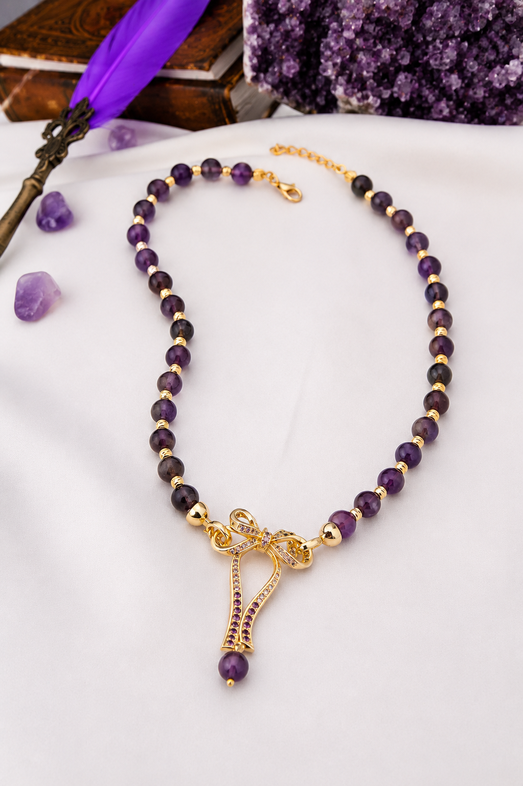 Amethyst Necklace Secondary image