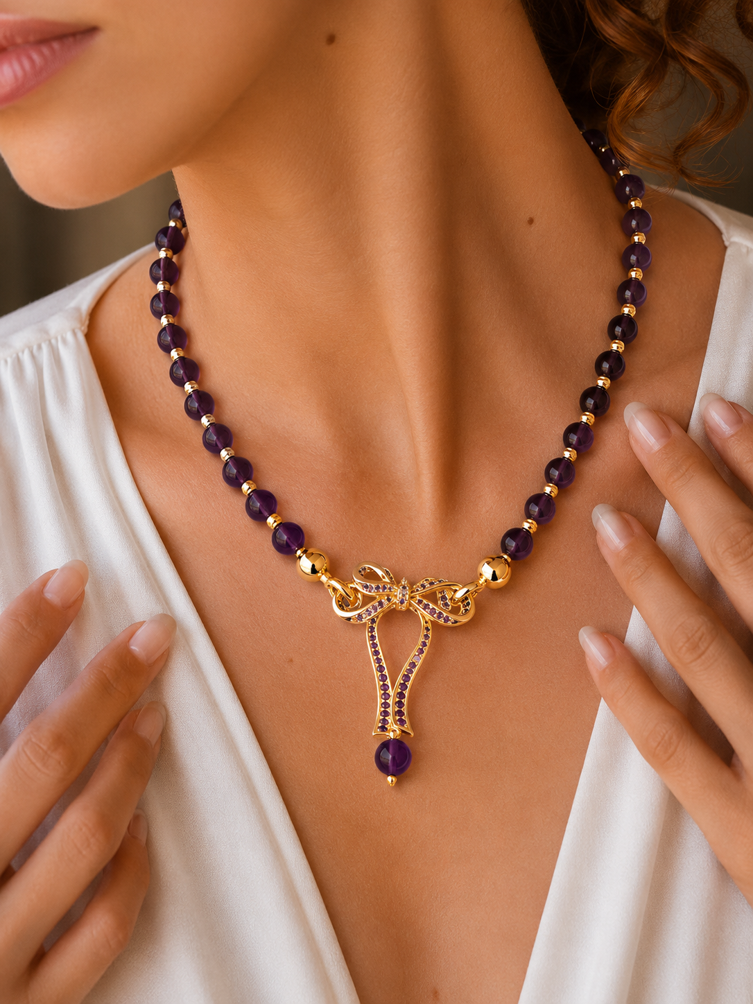 Amethyst Necklace Main image