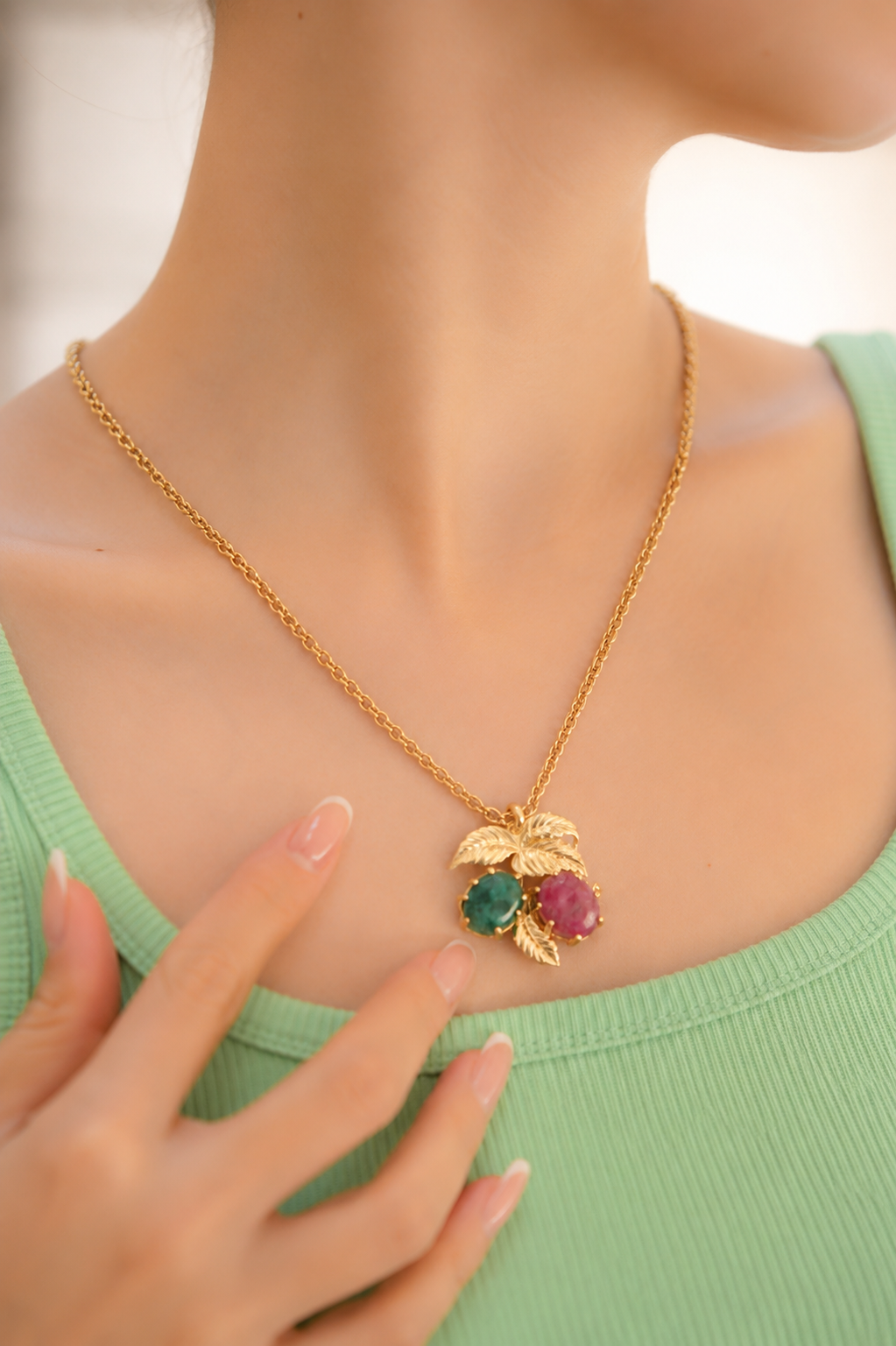 Agate necklace Main image
