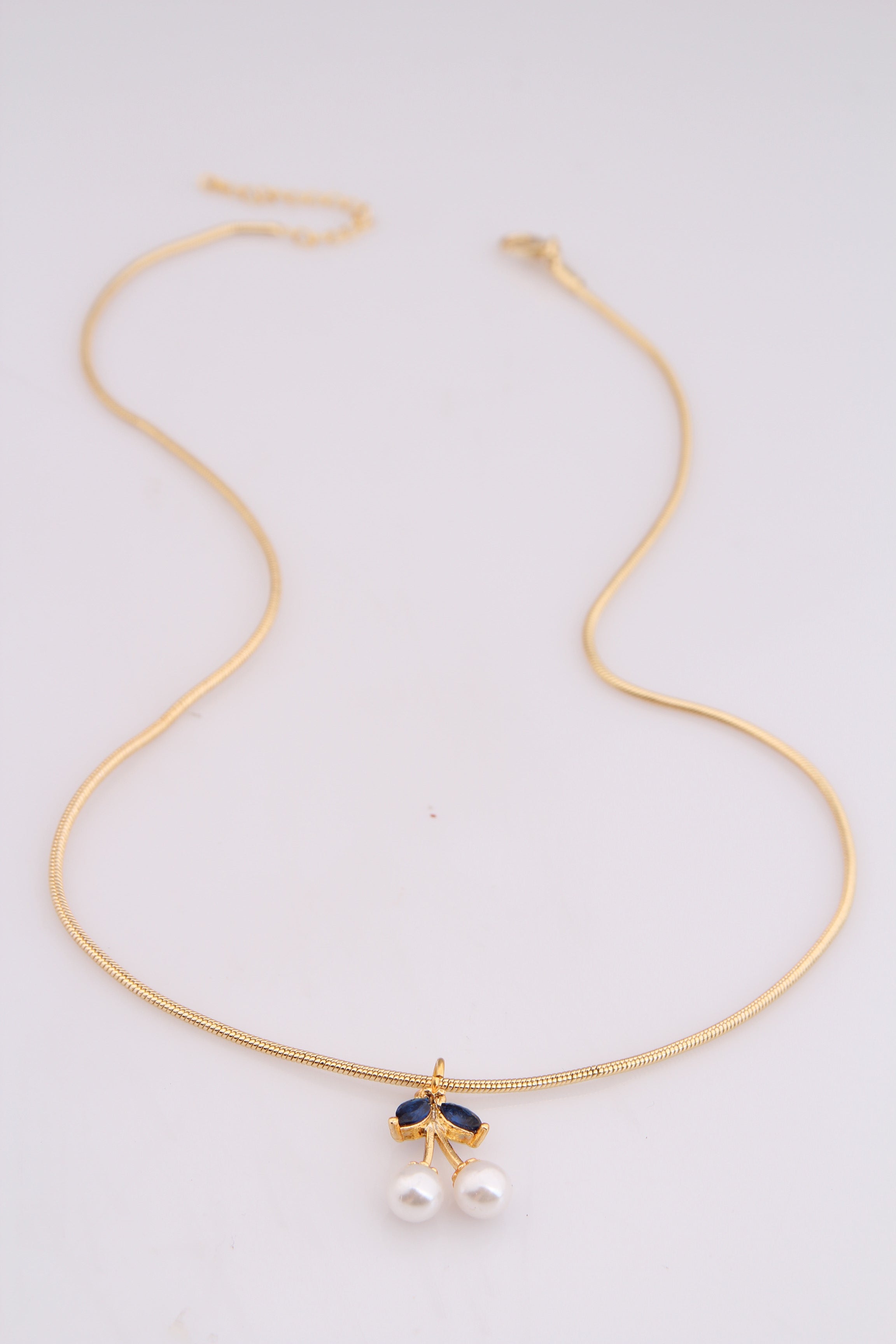 Pearl & Zircon Necklace Main image